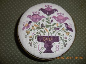 Keepsake Box Top in Purple.