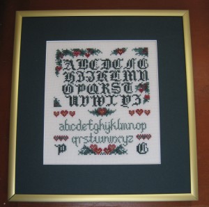 christmas-sampler-framed