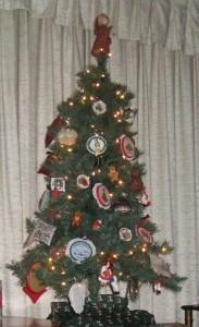 Just a few of our cross stitch ornaments