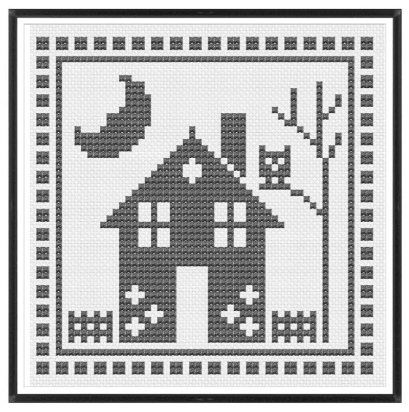 Home Sweet Home Cross Stitch Book, Tiny Modernist