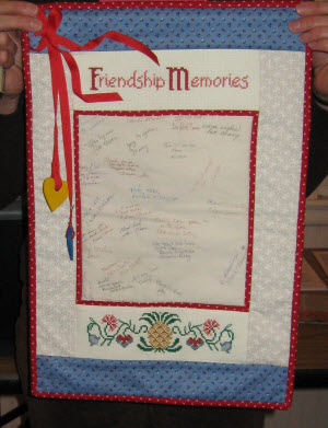 Friendship Memories Wall Hanging