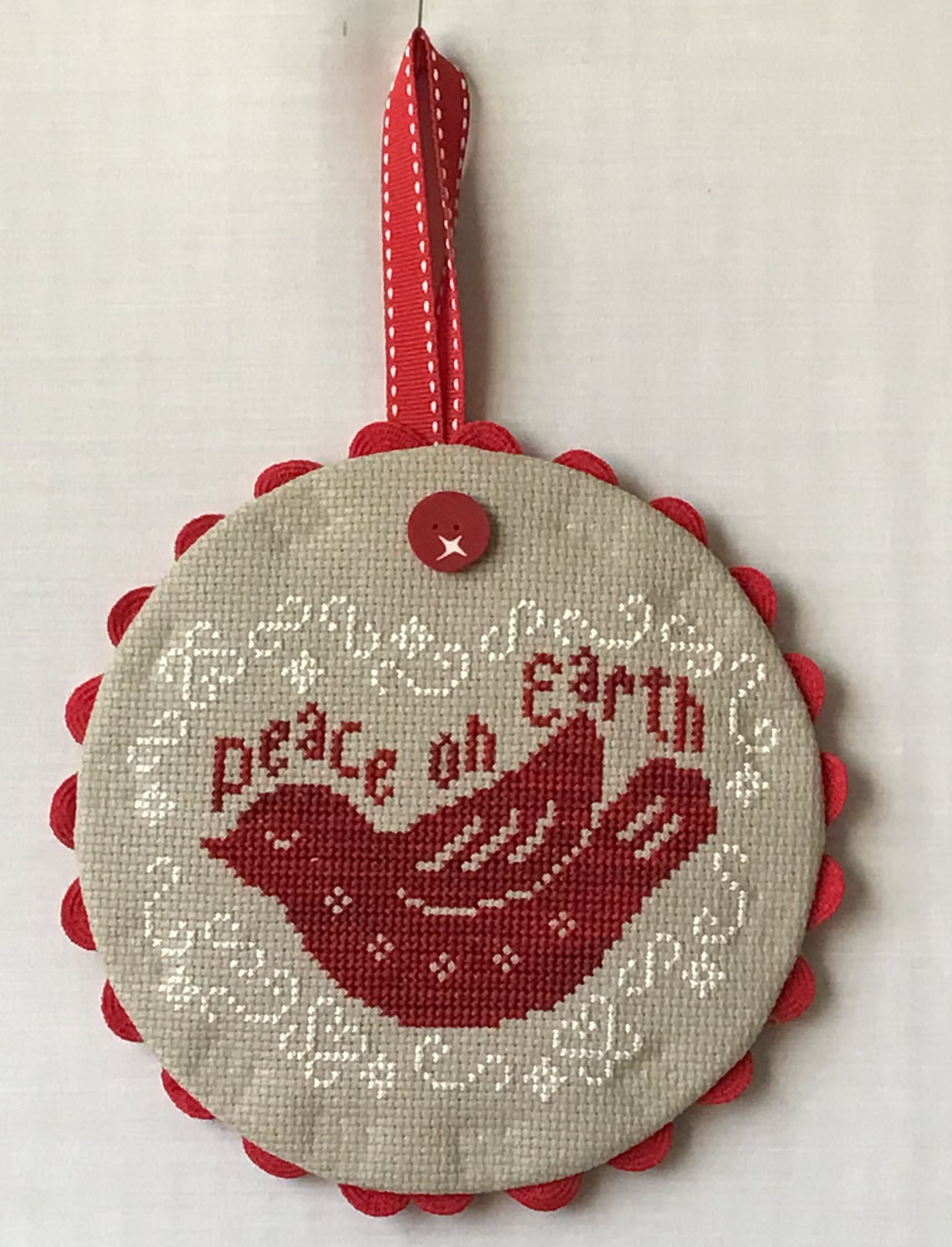 Cross Stitch Wonders Stamp It Series - Hoop And Thread - Cross