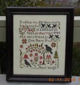 Their Song by Blackbird Designs framed.